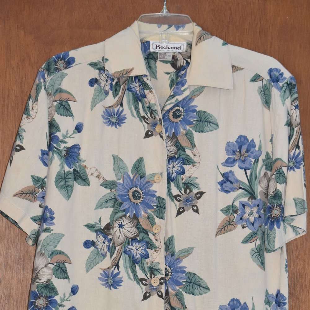 Bechamel floral top and skirt set
